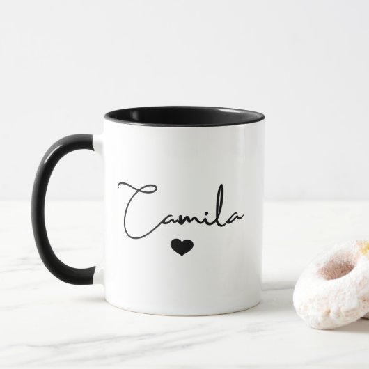 Benutzerdefinierte Tragetasche, Brautjungfer-Gesch Tasse (Mit Donut)