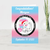 Benutzerdefinierte Transgender Sobriety Card - Tra Karte (Vorderseite)