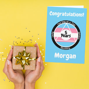 Benutzerdefinierte Transgender-Stolzkarte für Nüch Karte