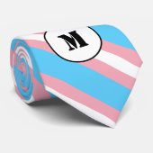 Benutzerdefinierte transgenderflagge gestreift Kra Krawatte (Gerollt)
