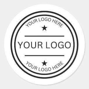 Benutzerdefinierte transparente Logo personalisier Runder Aufkleber