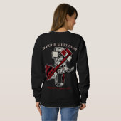 Benutzerdefinierte Trauma-Krankenschwester-Mama-Ta Sweatshirt (Schwarz voll)
