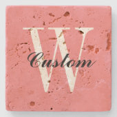 Benutzerdefinierte Travertin-Untersetzer mit dem s Steinuntersetzer (Vorderseite)