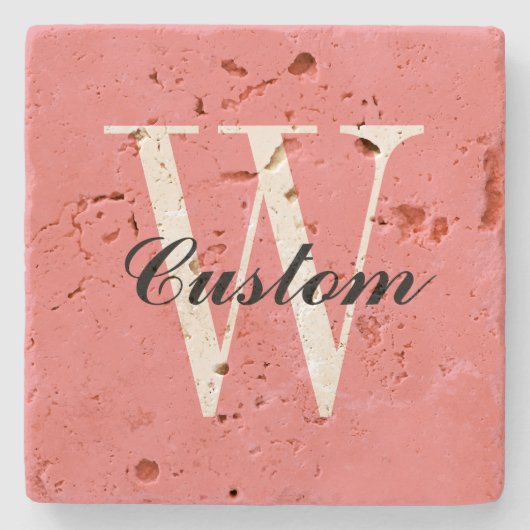 Benutzerdefinierte Travertin-Untersetzer mit dem s Steinuntersetzer (Vorderseite)