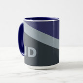 Benutzerdefinierte Tri-Color-Tasse für Monogramm - Tasse (Vorderseite Links)