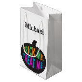 Benutzerdefinierte Trick-Me-Leckerei Multi-Color Kleine Geschenktüte (Vorderseite Schrägansicht)