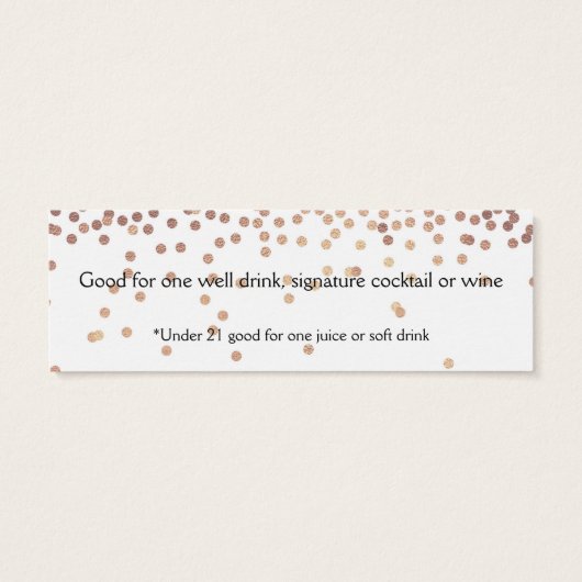 Benutzerdefinierte Trinkkarten (Rückseite)