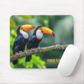 Benutzerdefinierte tropische Textanstriche Mousepad (Mit Mouse)