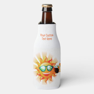 Benutzerdefinierte tropische Textzyklen Flaschenkühler
