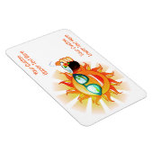 Benutzerdefinierte tropische Textzyklen Magnet (Rechte Seite)