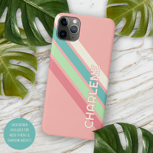 Benutzerdefinierte Türkisblaue Aqua-Koralle-Limett iPhone 16 Pro Max Hülle