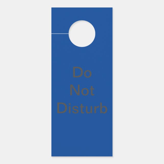 Benutzerdefinierte Türsicherung: Papier-, Knob- un Türanhänger (Vorderseite)