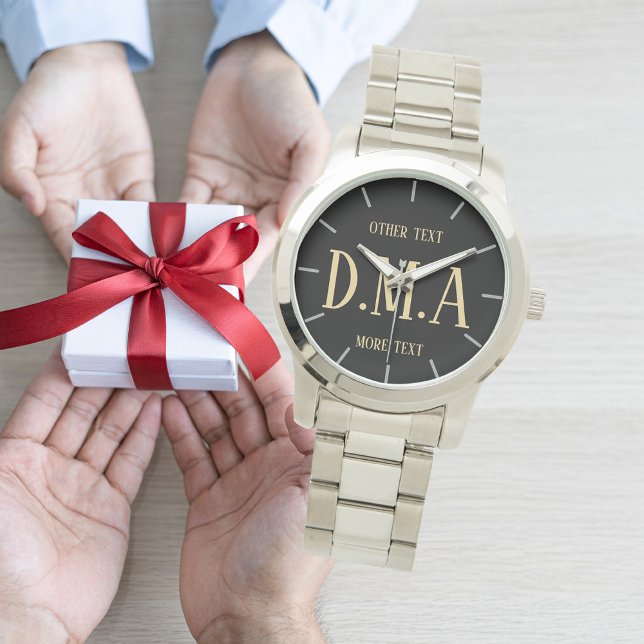 Benutzerdefinierte Uhr des Menschen, Hinzufügen vo (Von Creator hochgeladen)