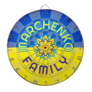 Benutzerdefinierte ukrainische klassische blaue un dartscheibe