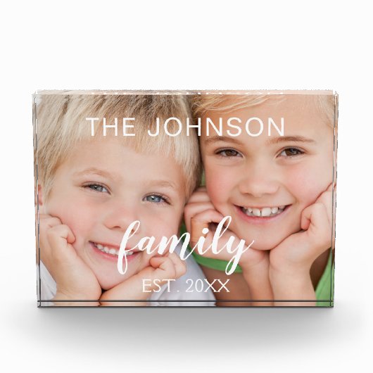 Benutzerdefinierte und Personalisierte Hinzufügen Fotoblock (Vorderseite)