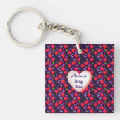 Benutzerdefinierte und personalisierte Süße Kirsch Schlüsselanhänger (Vorderseite)