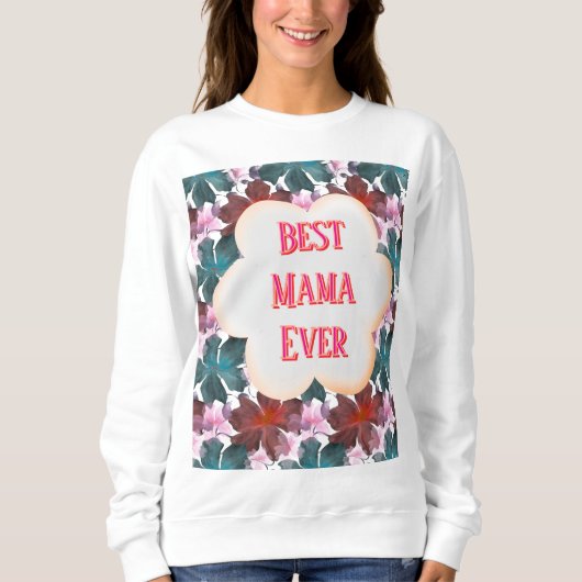 Benutzerdefinierte und personalisierte Wasserfarbe Sweatshirt (Vorderseite)