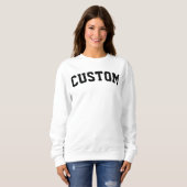 Benutzerdefinierte Universität College Letter Gesc Sweatshirt (Vorne ganz)