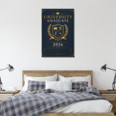 Benutzerdefinierte Universitätsabsolventenklasse 2 Leinwanddruck (Insitu (Schlafzimmer))