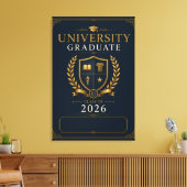 Benutzerdefinierte Universitätsabsolventenklasse 2 Leinwanddruck (Insitu (Wohnzimmer))