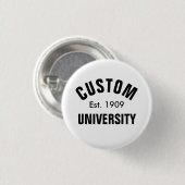 Benutzerdefinierte Universitätsschätzung Button (Vorne & Hinten)