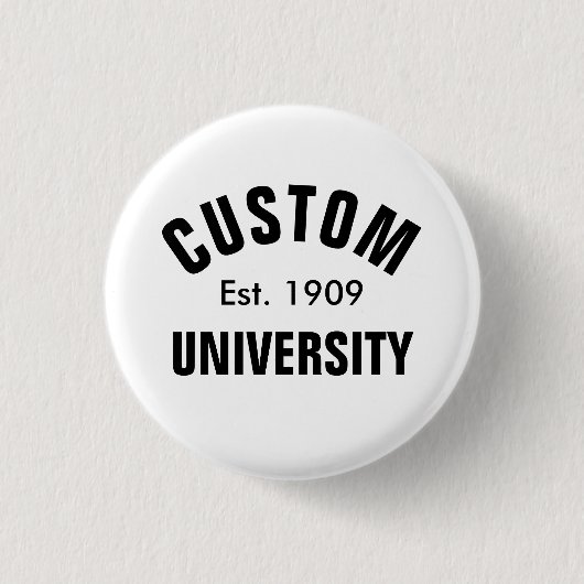 Benutzerdefinierte Universitätsschätzung Button (Vorderseite)