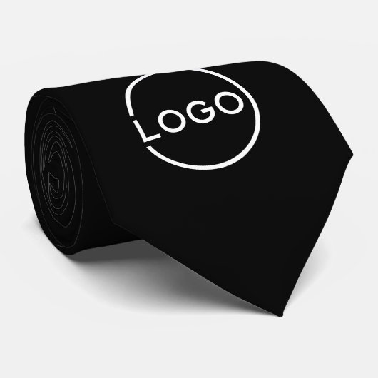 Benutzerdefinierte Unternehmens-Logo-Halsbinde Krawatte (Gerollt)