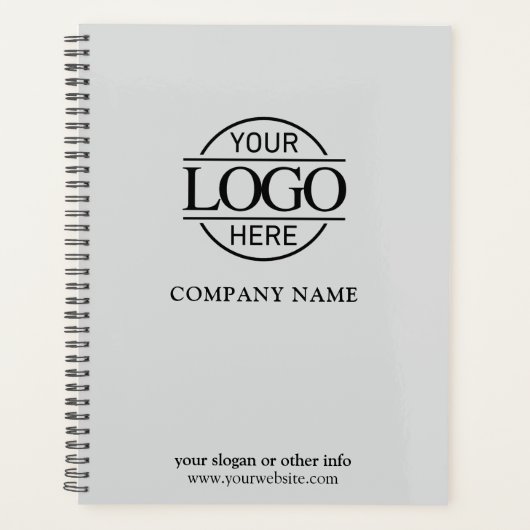Benutzerdefinierte Unternehmensgeschäftslogo-Werbe Planer (Vorderseite)