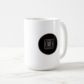 Benutzerdefinierte Unternehmenslogo-Branded-Kaffee Kaffeetasse (VorderseiteRechts)