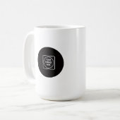 Benutzerdefinierte Unternehmenslogo-Branded-Kaffee Kaffeetasse (Vorderseite Links)