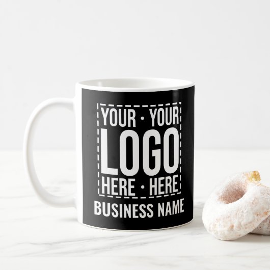 Benutzerdefinierte Unternehmenslogo Firma Personal Kaffeetasse (Mit Donut)