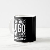 Benutzerdefinierte Unternehmenslogo Firma Personal Kaffeetasse (Vorderseite Links)