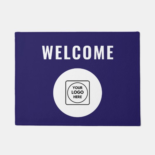 Benutzerdefinierte Unternehmenslogo-Willkommensmat Fußmatte (Vorderseite)