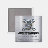 Benutzerdefinierte Unternehmensmagnete (Schädel un Magnet (Vorderseite/Rückseite)