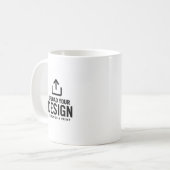 Benutzerdefinierte Unternehmensmarke Kaffeetasse (Vorderseite Links)
