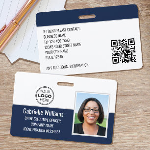 Benutzerdefinierte Unternehmensmitarbeiter-ID-Foto Ausweis