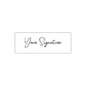 benutzerdefinierte Unterschrift Permastempel (Design)