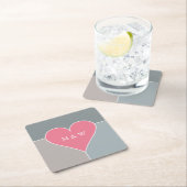 Benutzerdefinierte Untersetzer für das Herzmuster (Vor Ort)