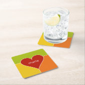 Benutzerdefinierte Untersetzer für das Herzmuster (Vor Ort)