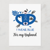 Benutzerdefinierte Unterstützung für Krebs Postkarte (Vorderseite)