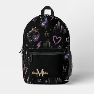 Benutzerdefinierte urbane Graffiti-Cosmic-Doodle  Bedruckter Rucksack