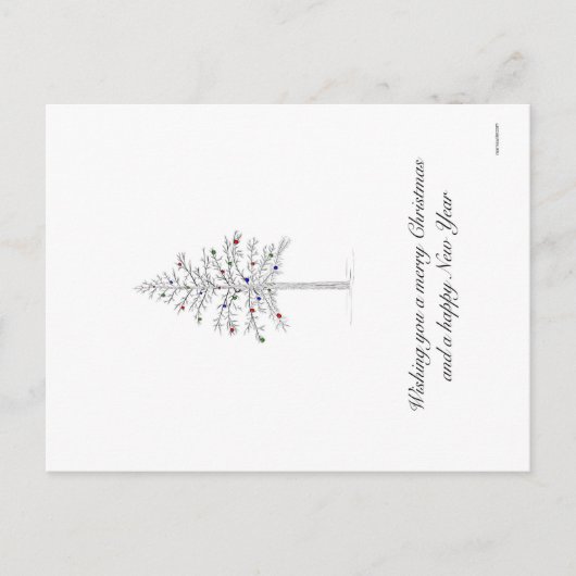 Benutzerdefinierte Urlaubskarte Feiertagspostkarte (Vorderseite)