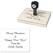 Benutzerdefinierte Urlaubsmeldung Gummistempel (Stempel)