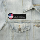 Benutzerdefinierte US Flagge Amerikanische Flagge Namensschild (Beispiel)