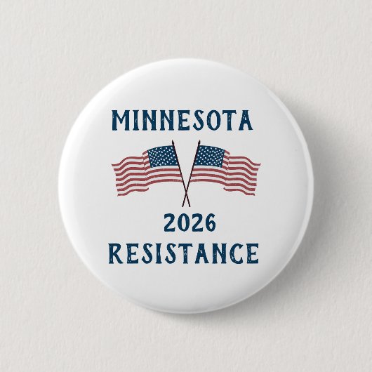 Benutzerdefinierte USA-Flagge Widerstand Button (Vorderseite)