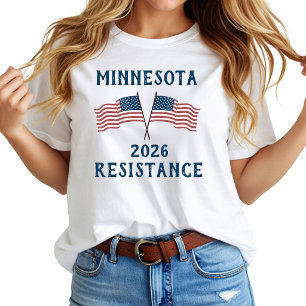 Benutzerdefinierte USA-Flaggen-Widerstand T-Shirt