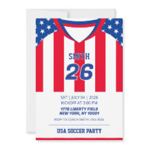 Benutzerdefinierte USA-Fußballtrikot-Geburtstags-E