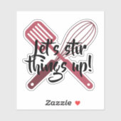 Benutzerdefinierte Utensilien Aufkleber (Blatt)