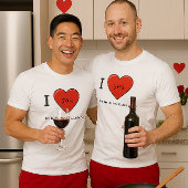 Benutzerdefinierte Valentine-Liebe Sie T - Shirt