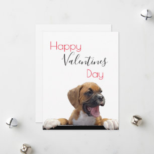 Benutzerdefinierte Valentinskarte für Hunde Feiertagskarte
